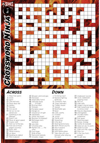 Crossword Ninja - Series 2 - No.4