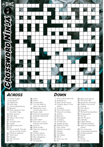 Crossword Ninja - Series 2 - No.5