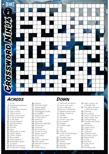 Crossword Ninja - Series 2 - No.7