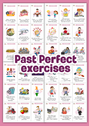 Past Perfect exercises.