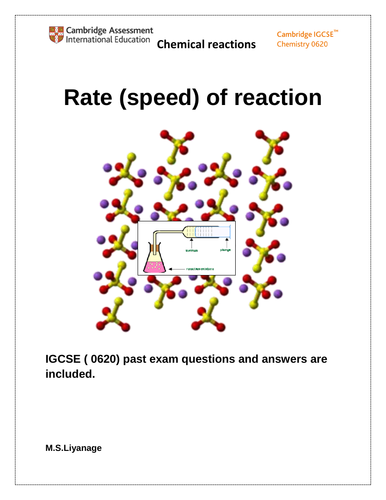Rates of reactions