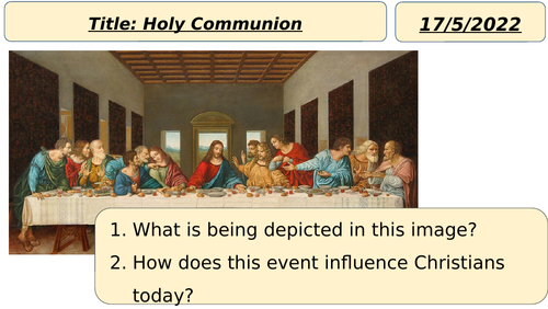 Holy Communion/ Eucharist RS GCSE AQA
