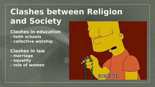 OCR GCSE Dialogues Lesson 3: Clashes between Secular and Religious Law
