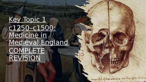 GCSE MEDICINE THROUGH TIME. MEDIEVAL MEDICINE REVISION LESSONS AND QUIZ