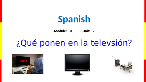 Spanish TV lesson KS3/4