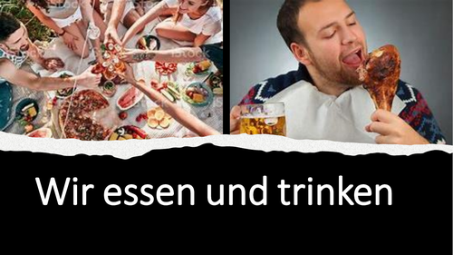 German FCSE food and drink introduction