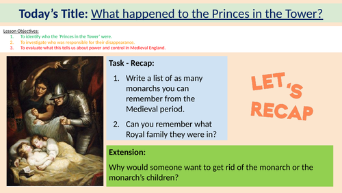 8. The Princes in the Tower | Teaching Resources