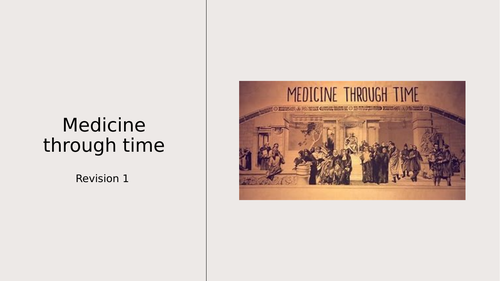 medieval medicine revision