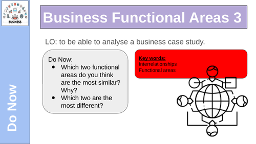 Business Functional Areas