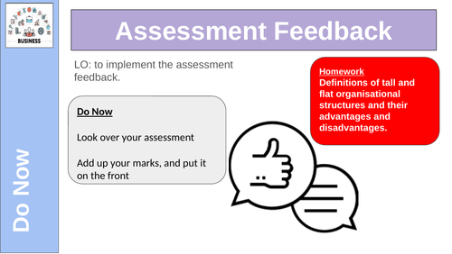 Business Unit 1 Assessment Feedback