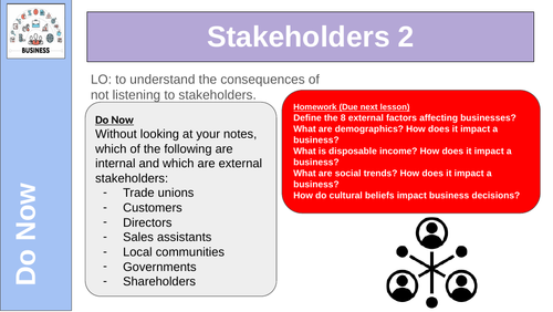 Stakeholders Business 2