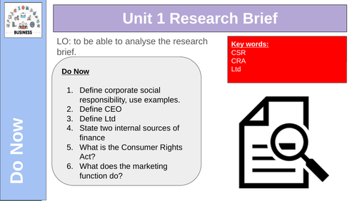 Unit 1 Research Brief Business CTech