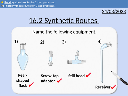 OCR AS Chemistry: Synthetic Routes