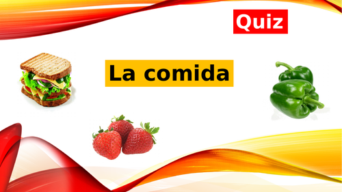 Spanish - Food quiz