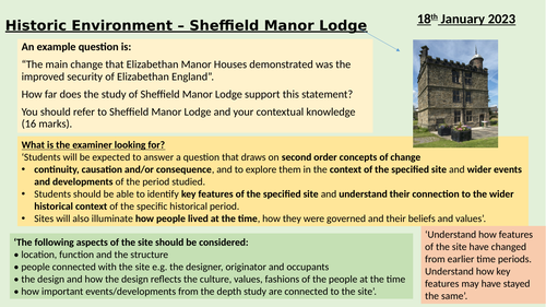 Sheffield Manor Lodge