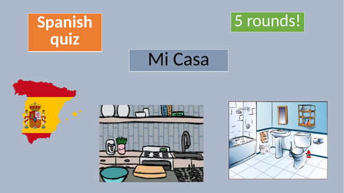 Spanish Quiz- The home