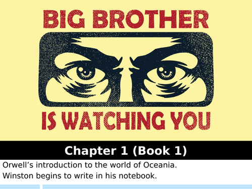 Nineteen-Eighty Four: Lesson unpacking Book 1, Chapters 1-5