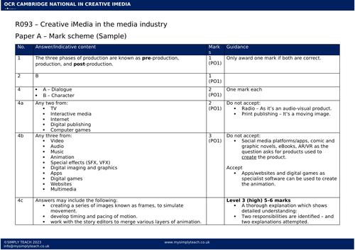 R093 - Practice Paper (Sample)