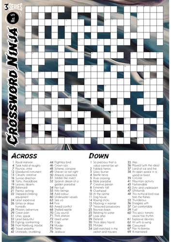 Crossword Ninja - Series 3 - No.5