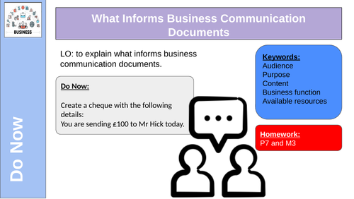 Business Communication Documents