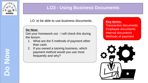 Using Business Documents