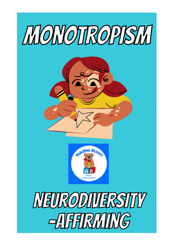 Monotropism Social Story, Neurodiversity, Neuroaffirmative, Autism