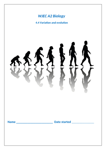 WJEC 4.4 Variation and evolution