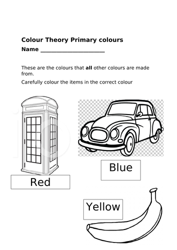 Art Colour theory activities