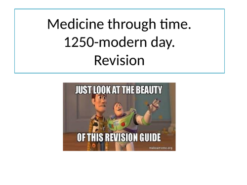 Full Revision PP for Edexcel Medicine Through Time