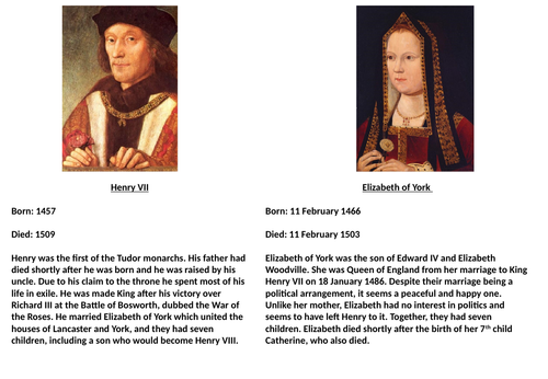 3. Who were the Tudors? KS3