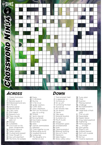 Crossword Ninja - Series 3 - No.7