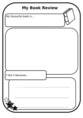 book review template for year 2