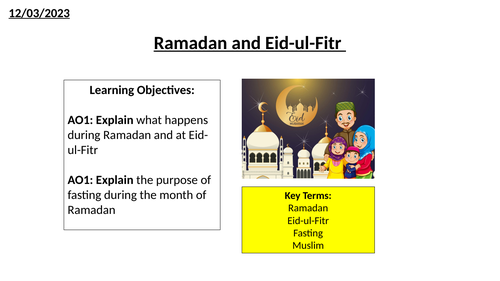 Ramadan and Eid ul-Fitr
