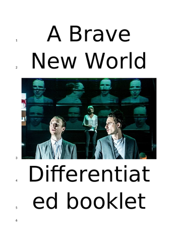 A Brave New World AQA LP1 Section A LA booklet