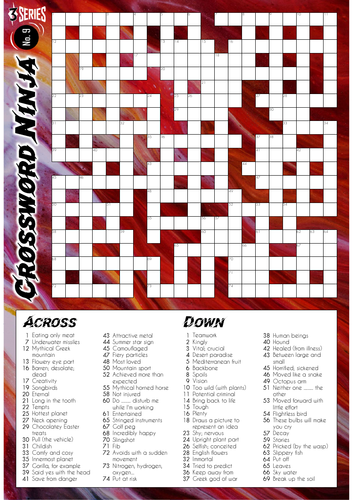 Crossword Ninja - Series 3 - No.9