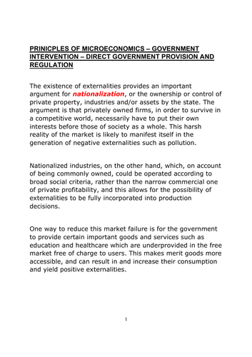 15. Direct Government Provision