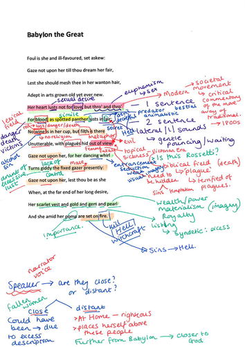 Christina Rossetti Full Annotations: Babylon The Great