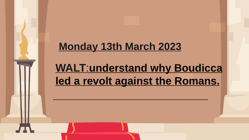 Boudicca and the revolt