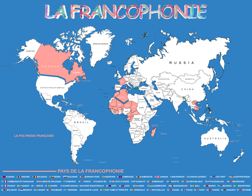 La Francophonie classroom poster
