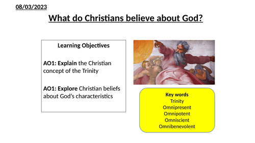 Christian views about God