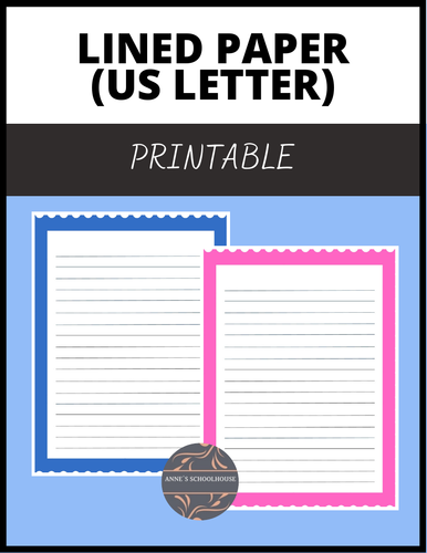 Lined Paper (US Letter)/Writing Paper