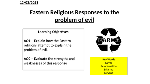 Eastern responses to the Problem of Evil