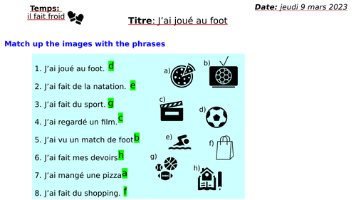 Passé composé bundle