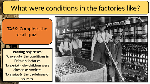 5. What were factory conditions like in the Industrial Revolution?