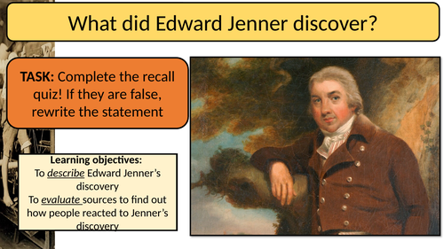 8. What did Edward Jenner discover?