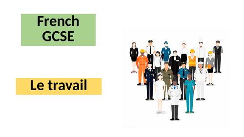 French GCSE jobs review + reading tests