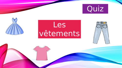 French clothing quiz