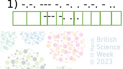 British Science Week - Scavenger Hunt