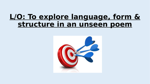 Pre-GCSE Love and Relationships Poetry SoW Year 9