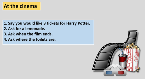 Spanish GCSE role plays